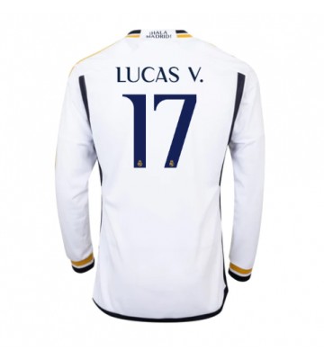 Real Madrid Lucas Vazquez #17 Koszulka Podstawowych 2023-24 Długi Rękaw